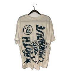 Hellstar Tee Tan Orange Cross