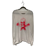 Chrome Hearts L/S Tee White Pink Skull FOTI