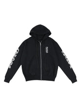 Chrome Hearts logo-print zip-up hoodie