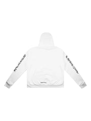 Chrome Hearts vertical-logo zip-up hoodie