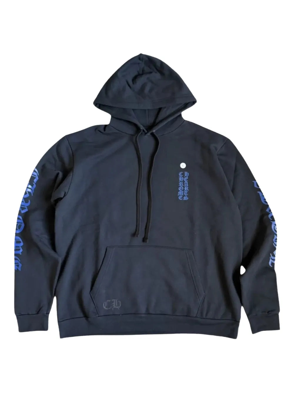 Chrome Hearts vertical-logo hoodie