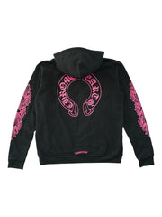 Chrome Hearts horseshoe zip-up hoodie