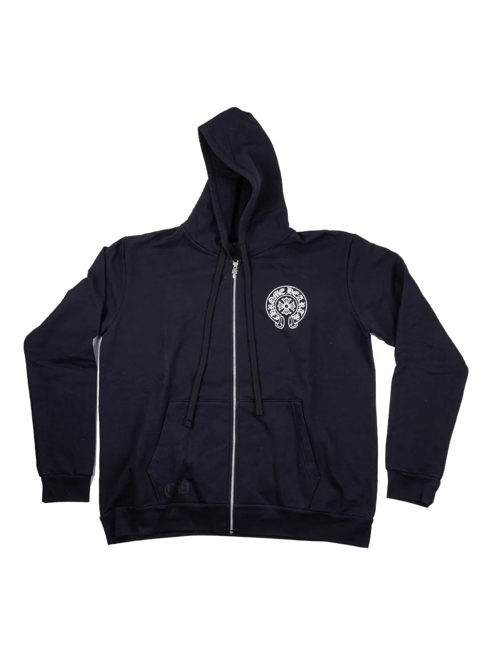 Chrome Hearts zip-up graphic hoodie