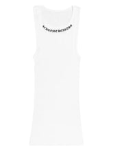Chrome Hearts logo ribbed tank