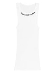 Chrome Hearts logo ribbed tank