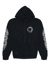 Chrome Hearts Hearts Horse Shoe Floral long-sleeve hoodie