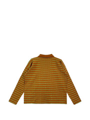 Chrome Hearts Matty Boy striped long-sleeve polo shirt