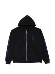 Chrome Hearts logo-print zip-up hoodie