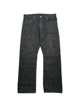 Chrome Hearts leather star-patch jeans