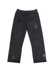 Chrome Hearts Cross-patch track pants