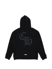 Chrome Hearts logo-embroidery hoodie
