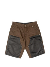 Chrome Hearts leather-panelled carpenter shorts