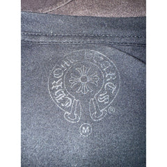 Chrome Hearts L/S Tee Black Cross Sleeve Print