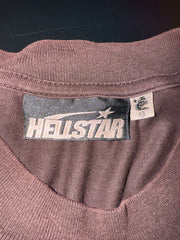 Hellstar Tee Brown Sports Logo Pill