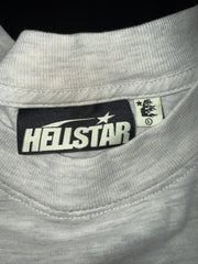 Hellstar Tee Heather Gray P2P Cross Purple/Green