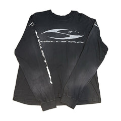 Hellstar L/S Tee Black Sports Logo Gray