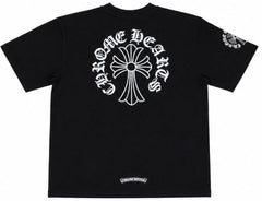 Chrome Hearts Gothic Neck Cross Pocket T-Shirt Black