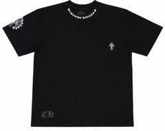 Chrome Hearts Gothic Neck Cross Pocket T-Shirt Black