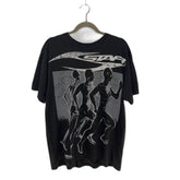 Hellstar Tee Black Running Man Wings