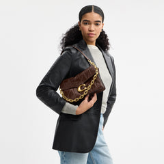Chain Tabby Shoulder Bag With Quilting