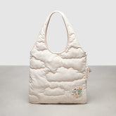 Coachtopia Loop Flat Tote With Cloud Quilting