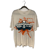 Hellstar Tee Tan Orange Cross