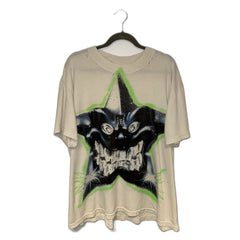Hellstar Tee White Star Face Rhinestone