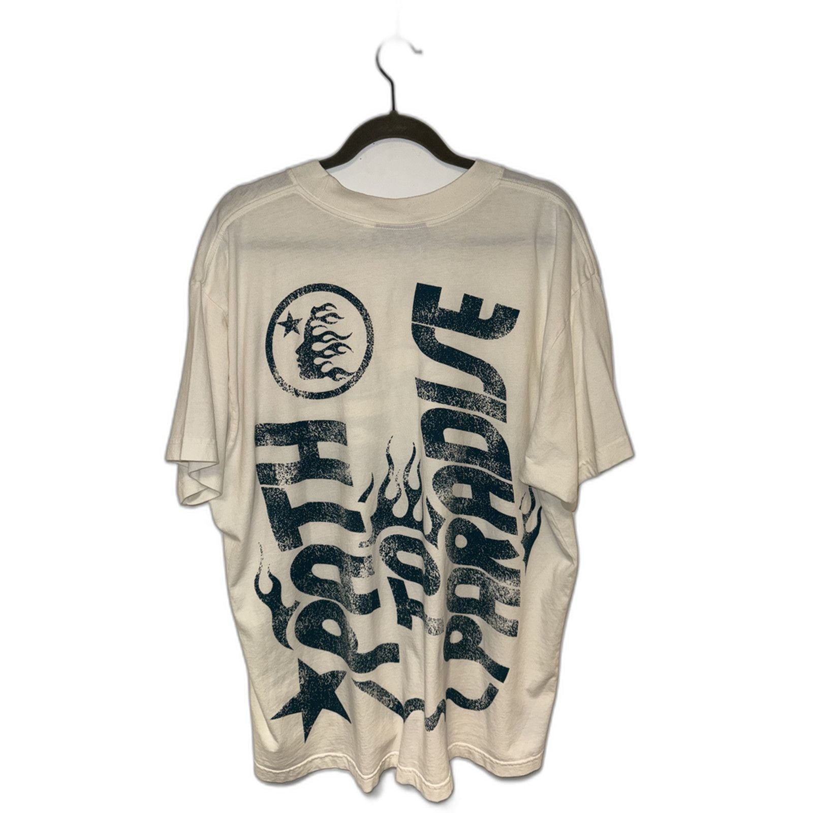 Hellstar Tee Tan Orange Cross