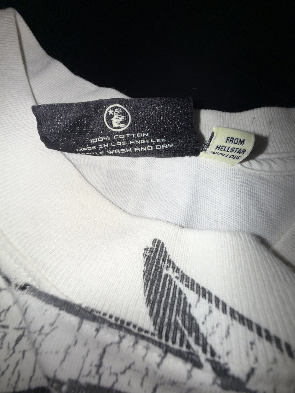 Hellstar Tee x White Internet Eye