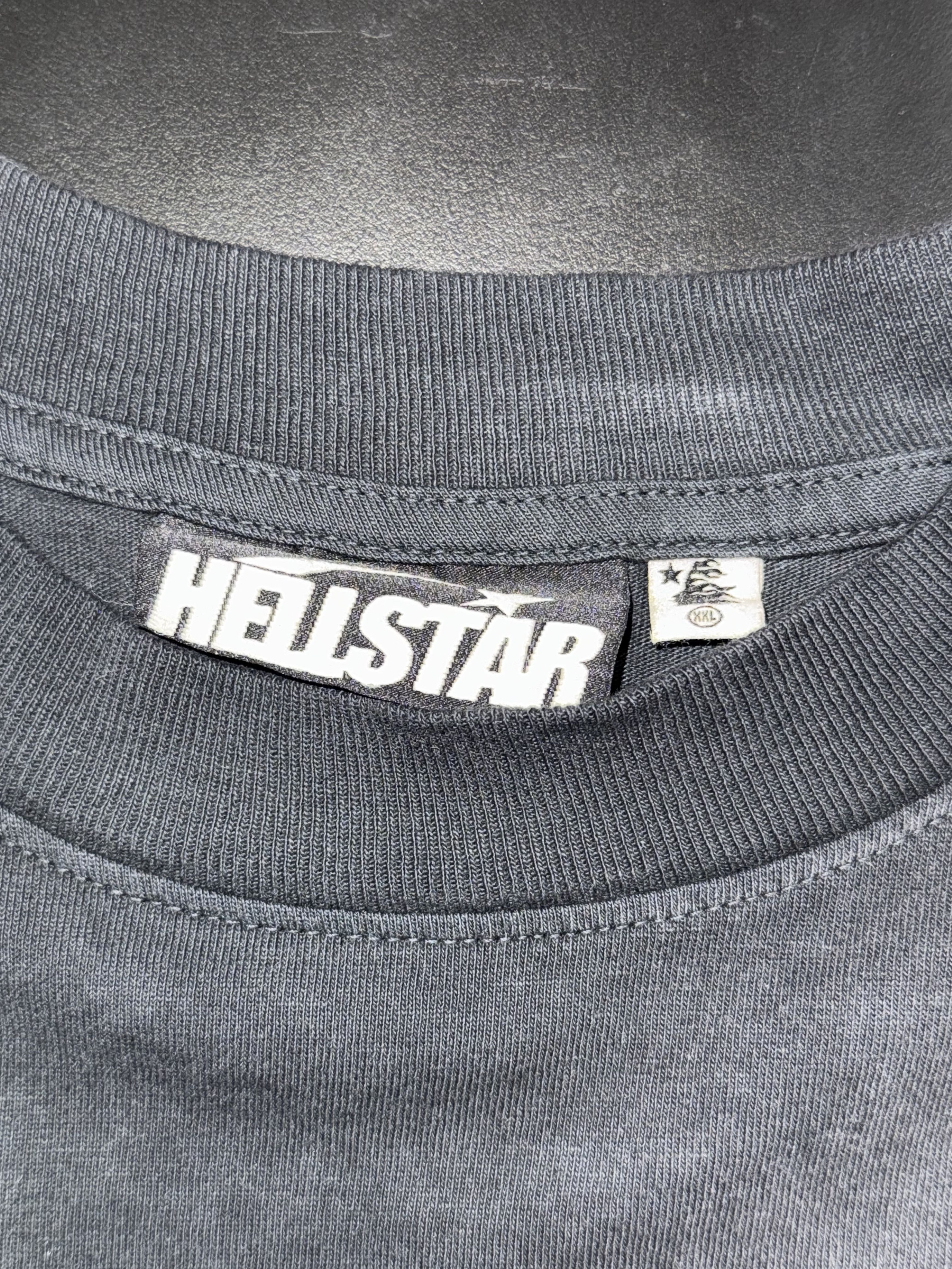 Hellstar L/S Tee Black Sports Logo Gray
