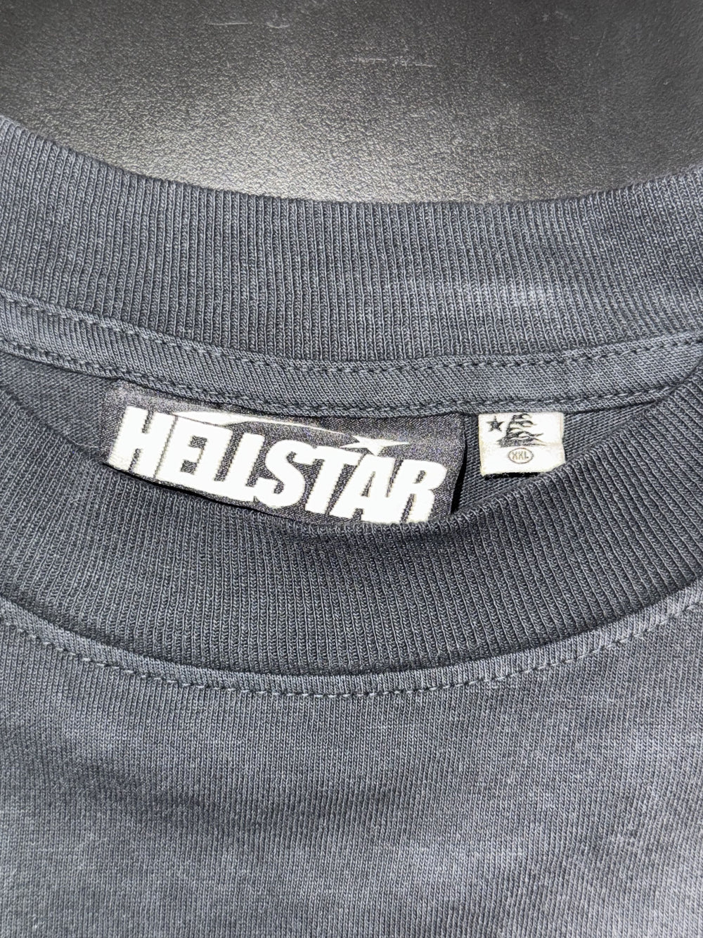 Hellstar L/S Tee Black Sports Logo Gray