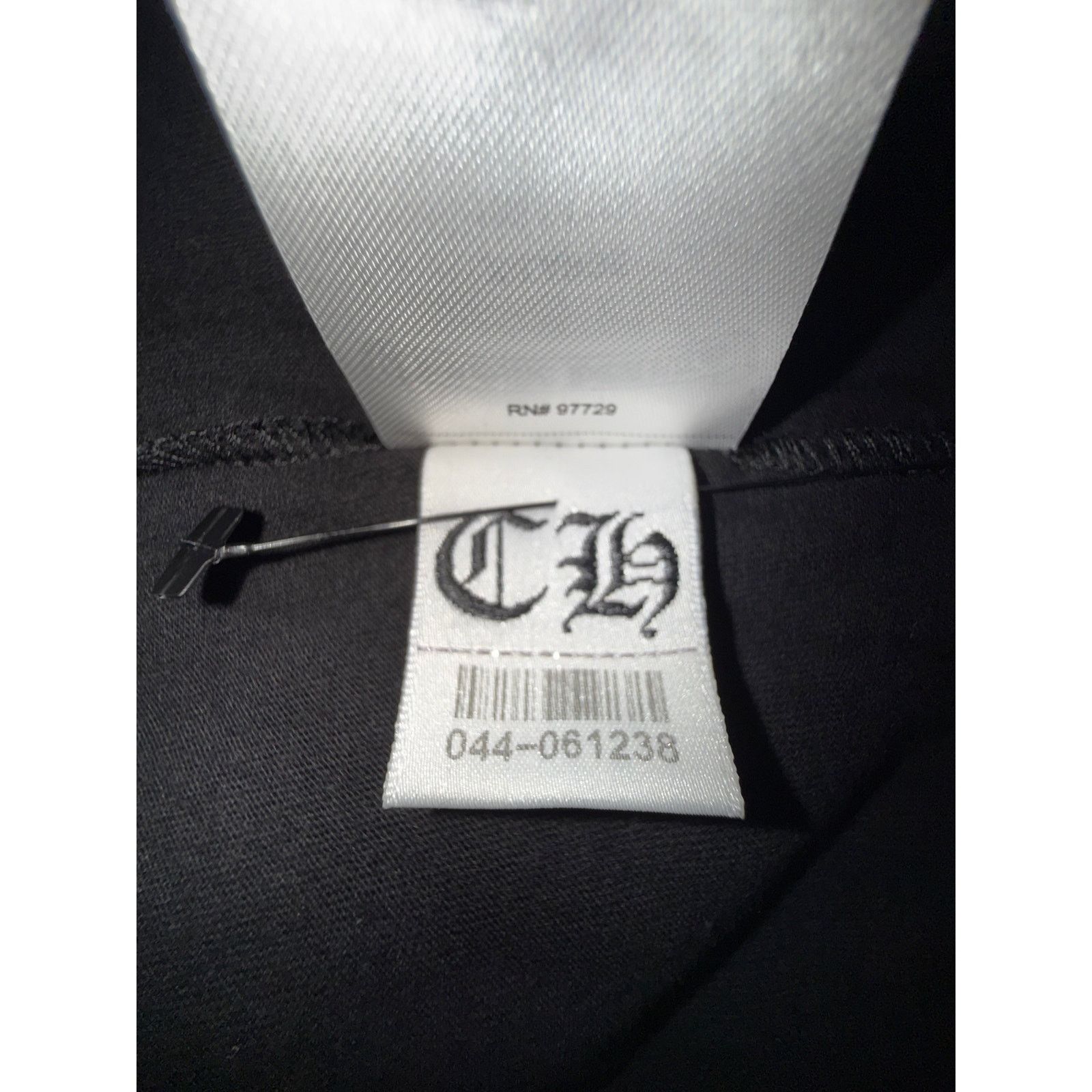 Chrome Hearts L/S Tee Black Olive Neck Logo *Chrome Hearts*