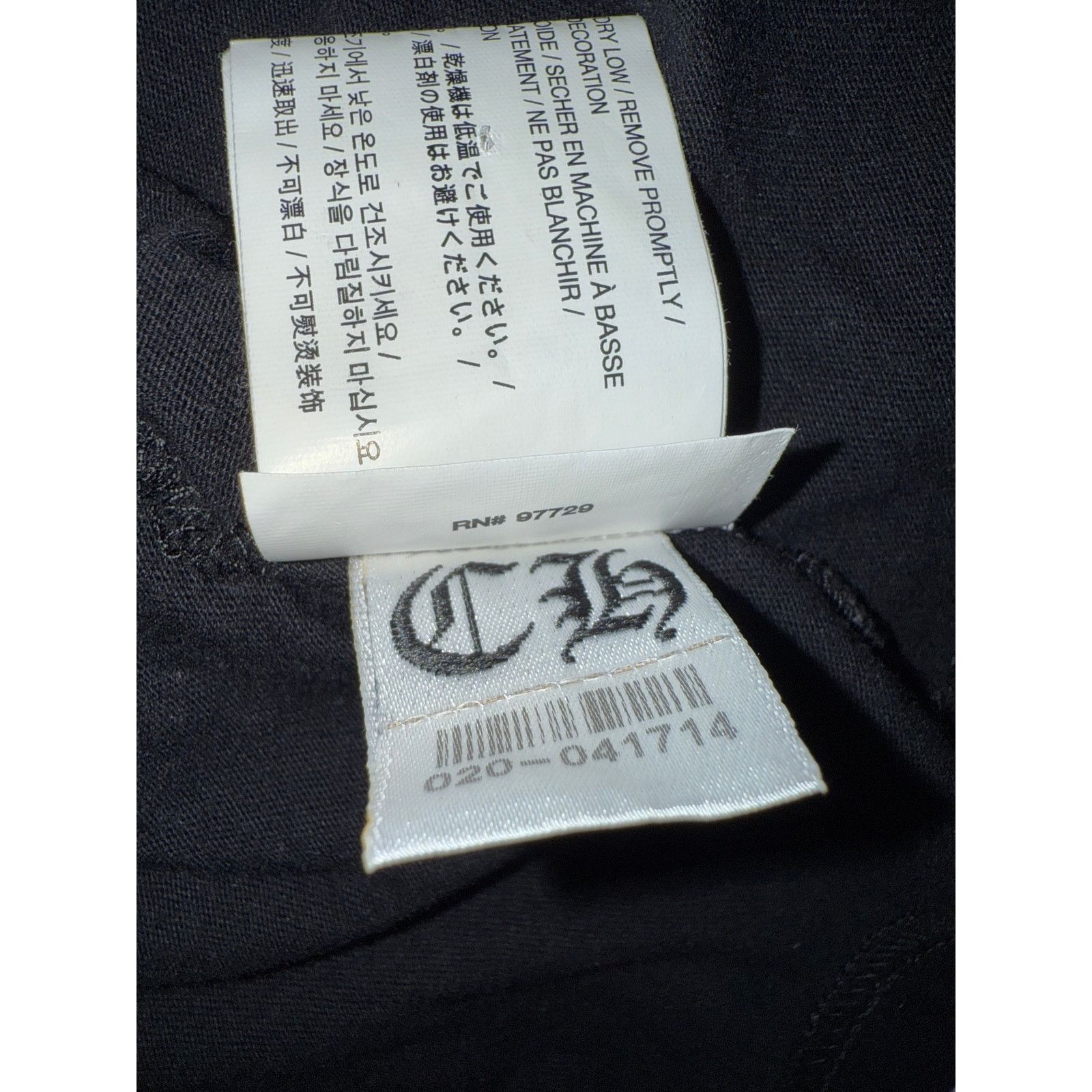 Chrome Hearts L/S Tee Black/Pink Hollywood