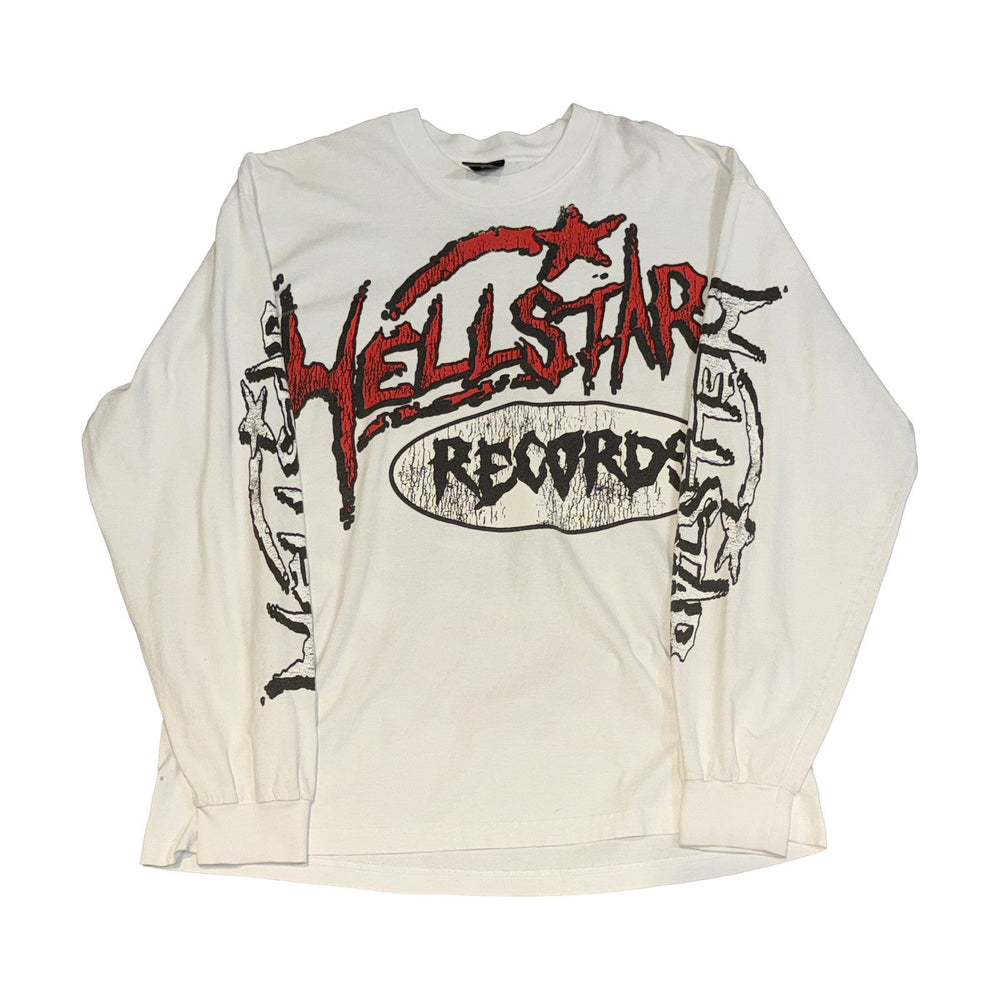 Hellstar L/S Tee White Records