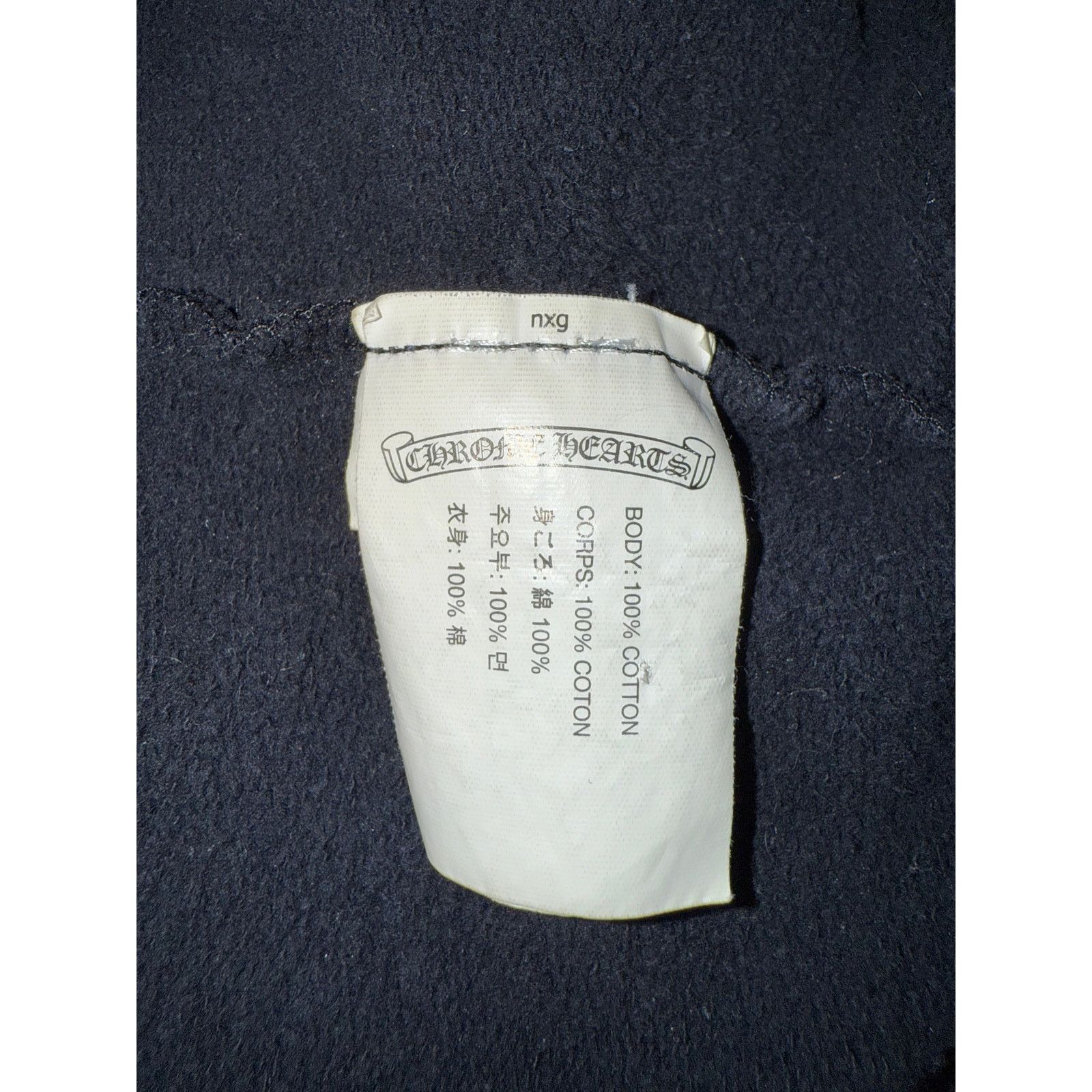 Chrome Hearts Hoodie Black Horseshoe Floral Sleeve