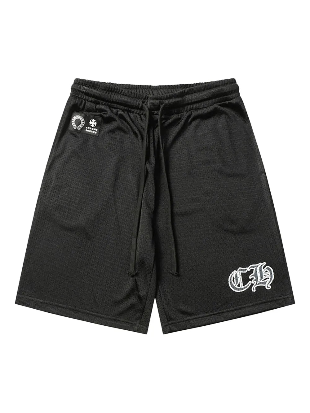 Chrome Hearts logo-patch shorts