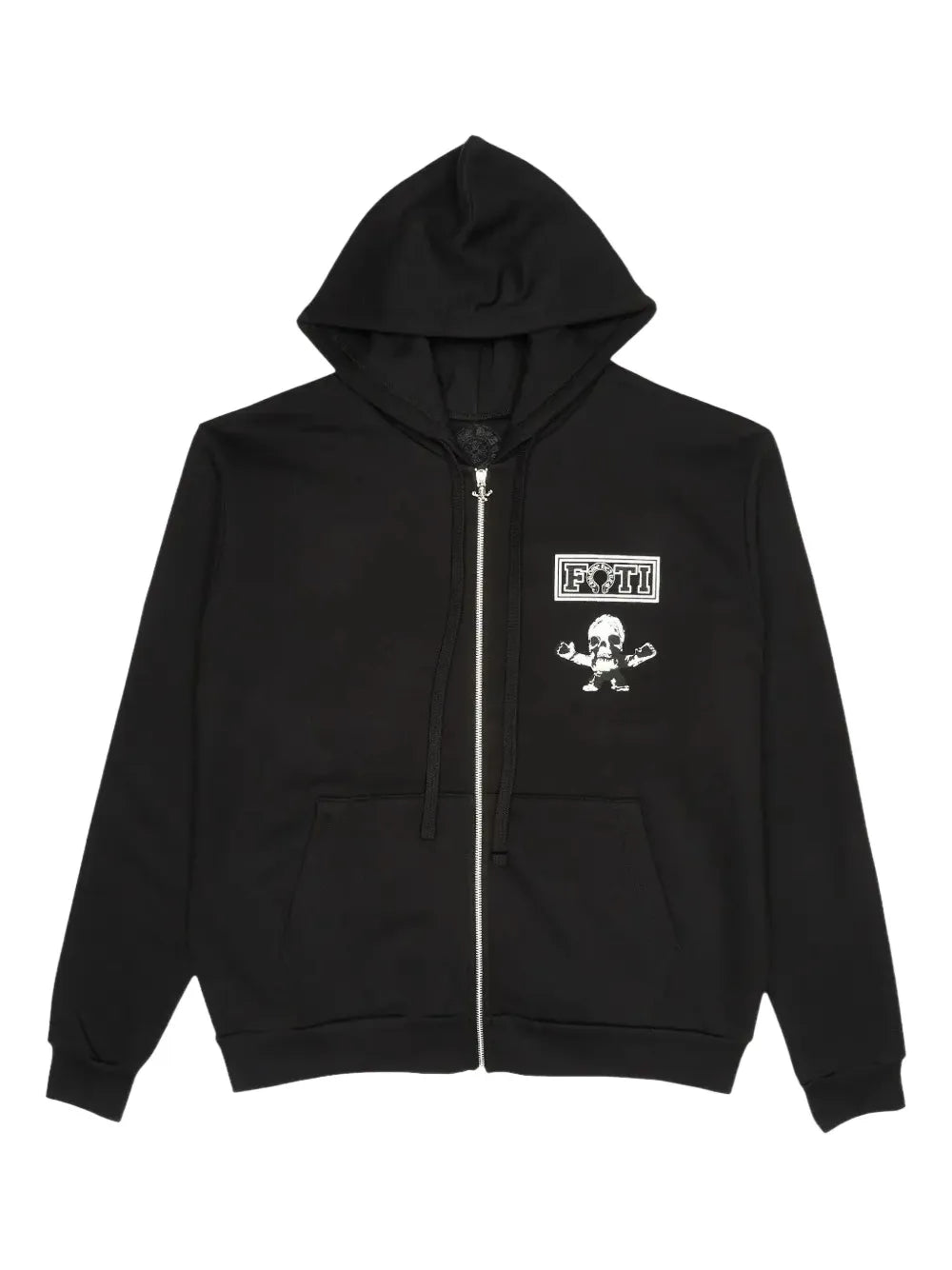 Chrome Hearts Foti Tic Tac Toe zip-up hoodie