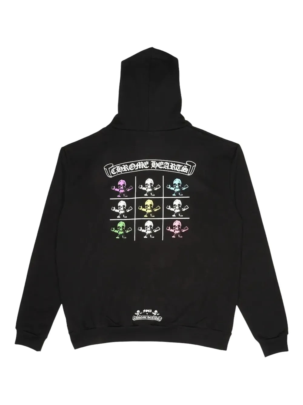 Chrome Hearts Foti Tic Tac Toe zip-up hoodie