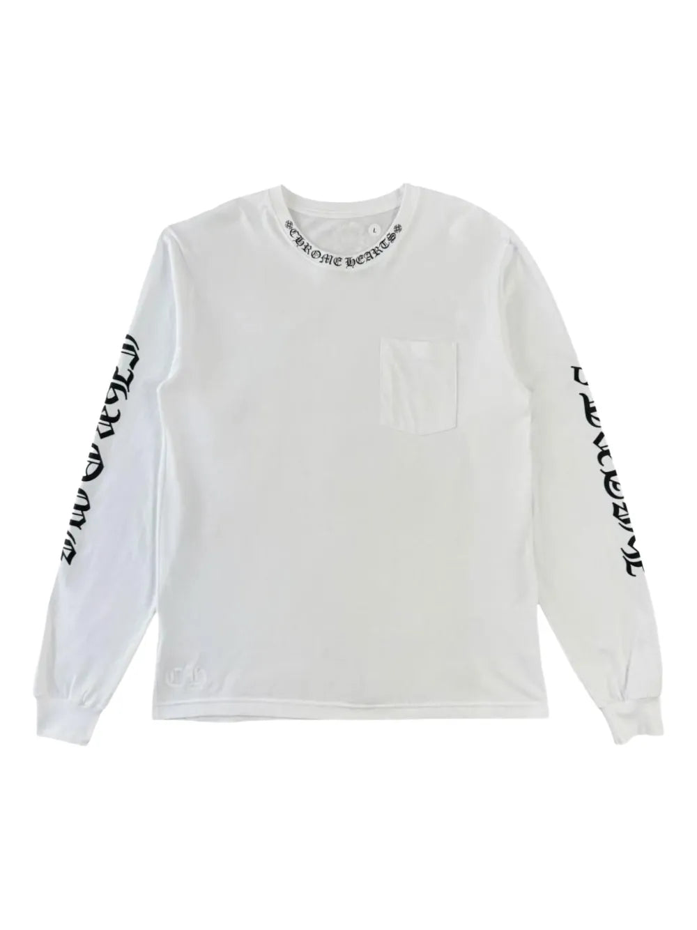 Chrome Hearts logo-print long-sleeve T-shirt