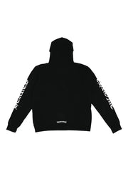 Chrome Hearts logo-print zip-up hoodie