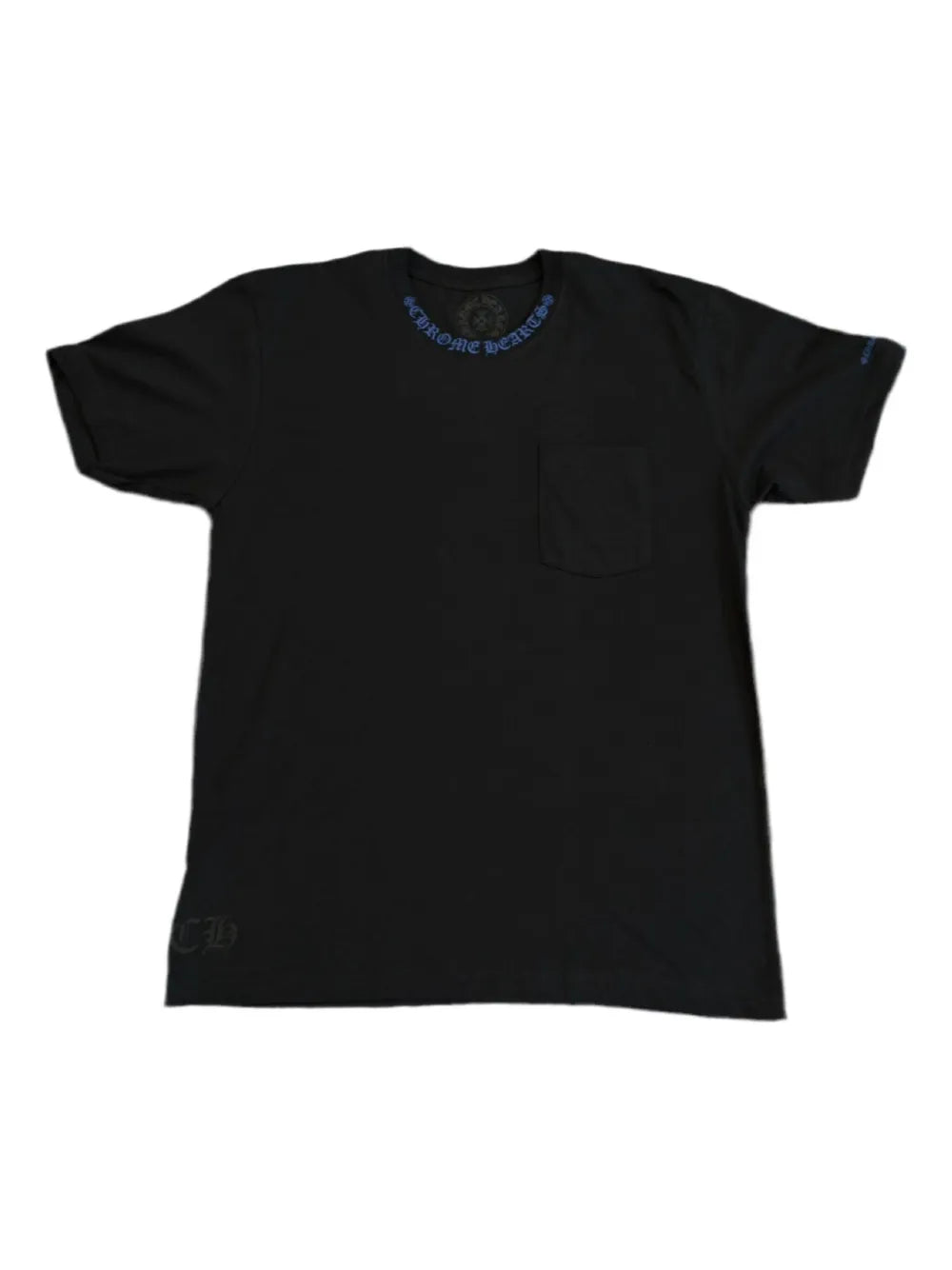 Chrome Hearts neck-logo pocket T-shirt