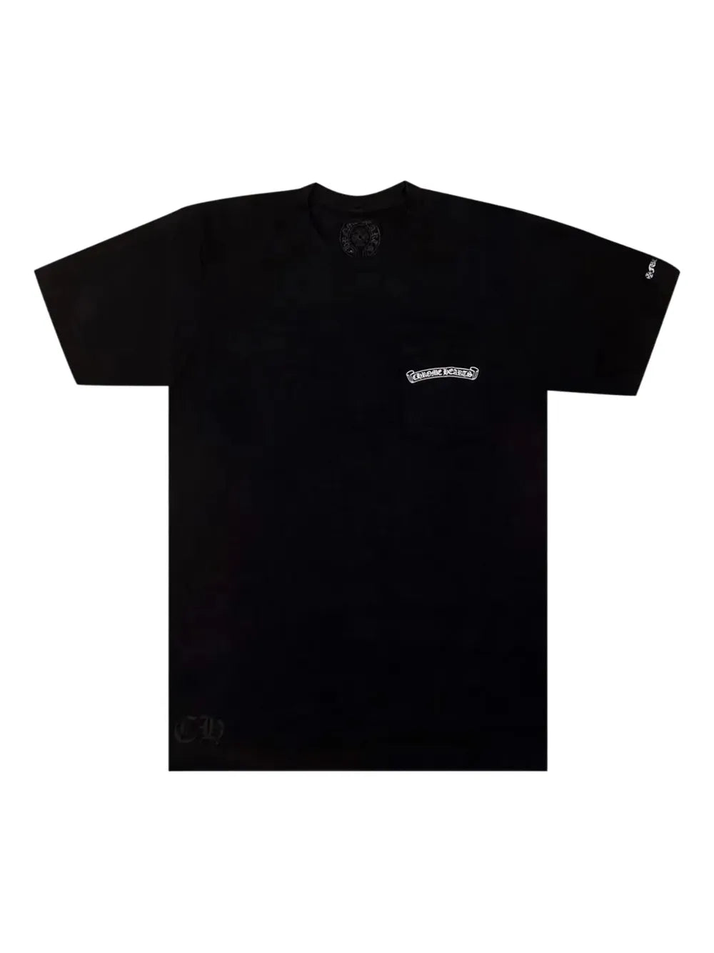 Chrome Hearts scroll-logo pocket T-shirt