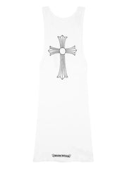 Chrome Hearts T Bar Cross ribbed tank top