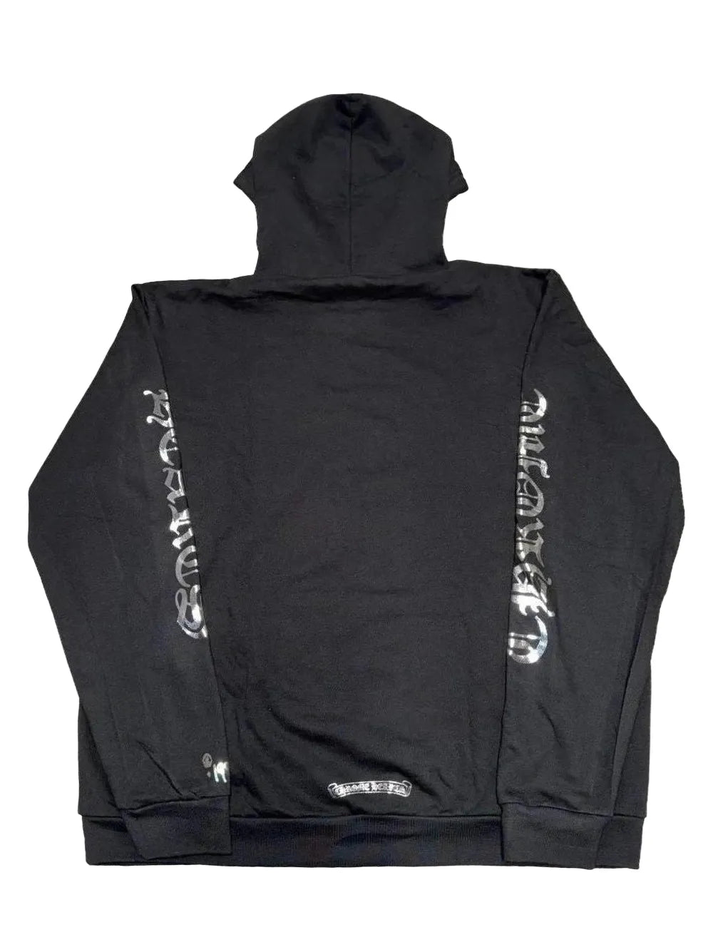 Chrome Hearts foil-print hoodie