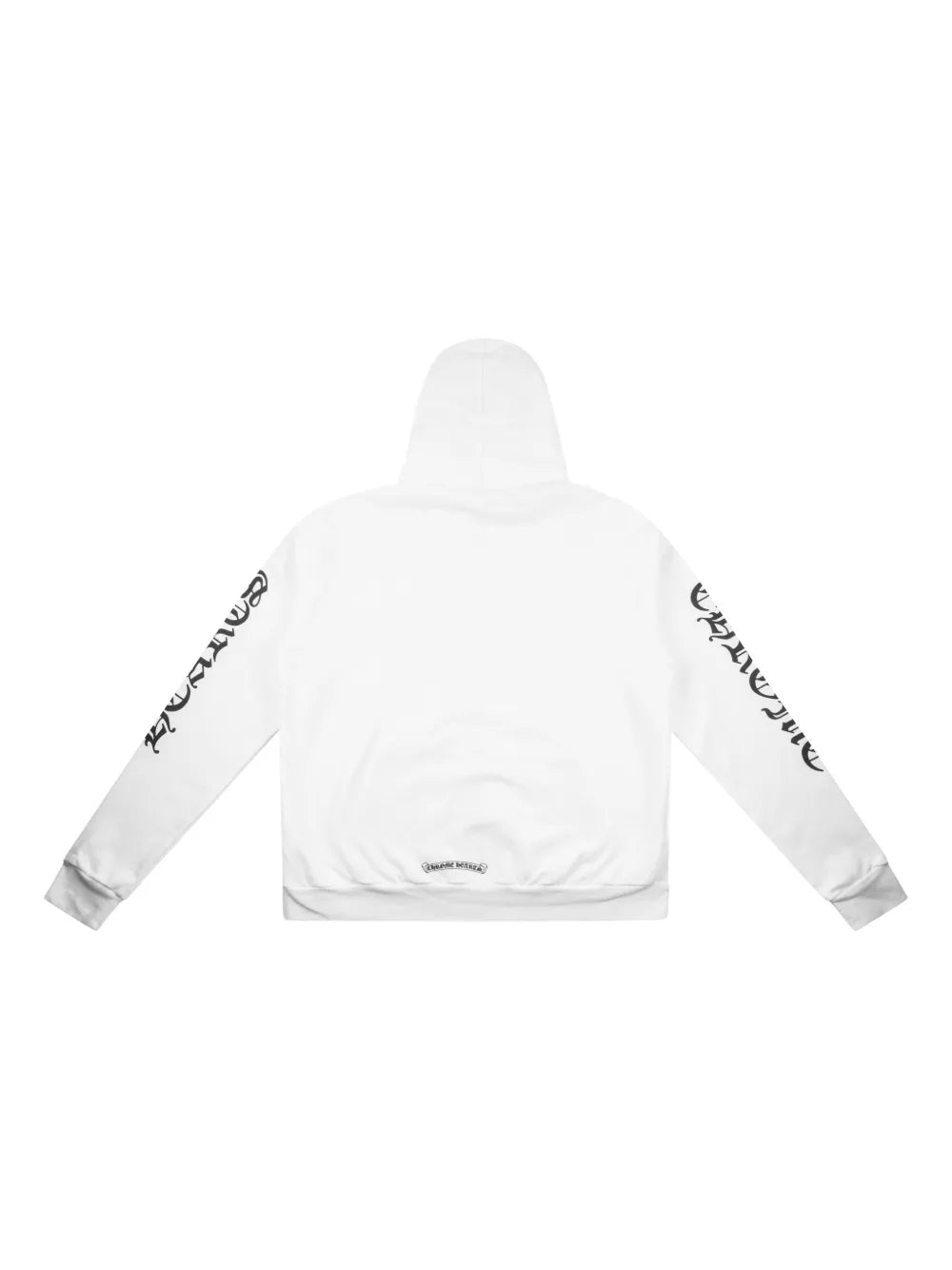 Chrome Hearts vertical-logo zip-up hoodie