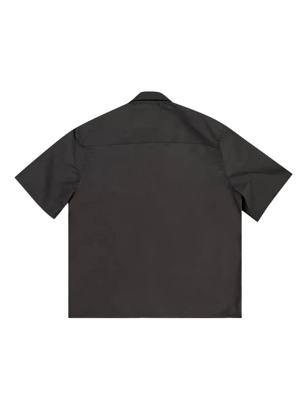 Chrome Hearts zip-up leather-pockets shirt
