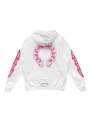 Chrome Hearts horseshoe-logo graphic hoodie