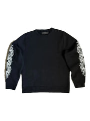 Chrome Hearts floral knit sweatshirt