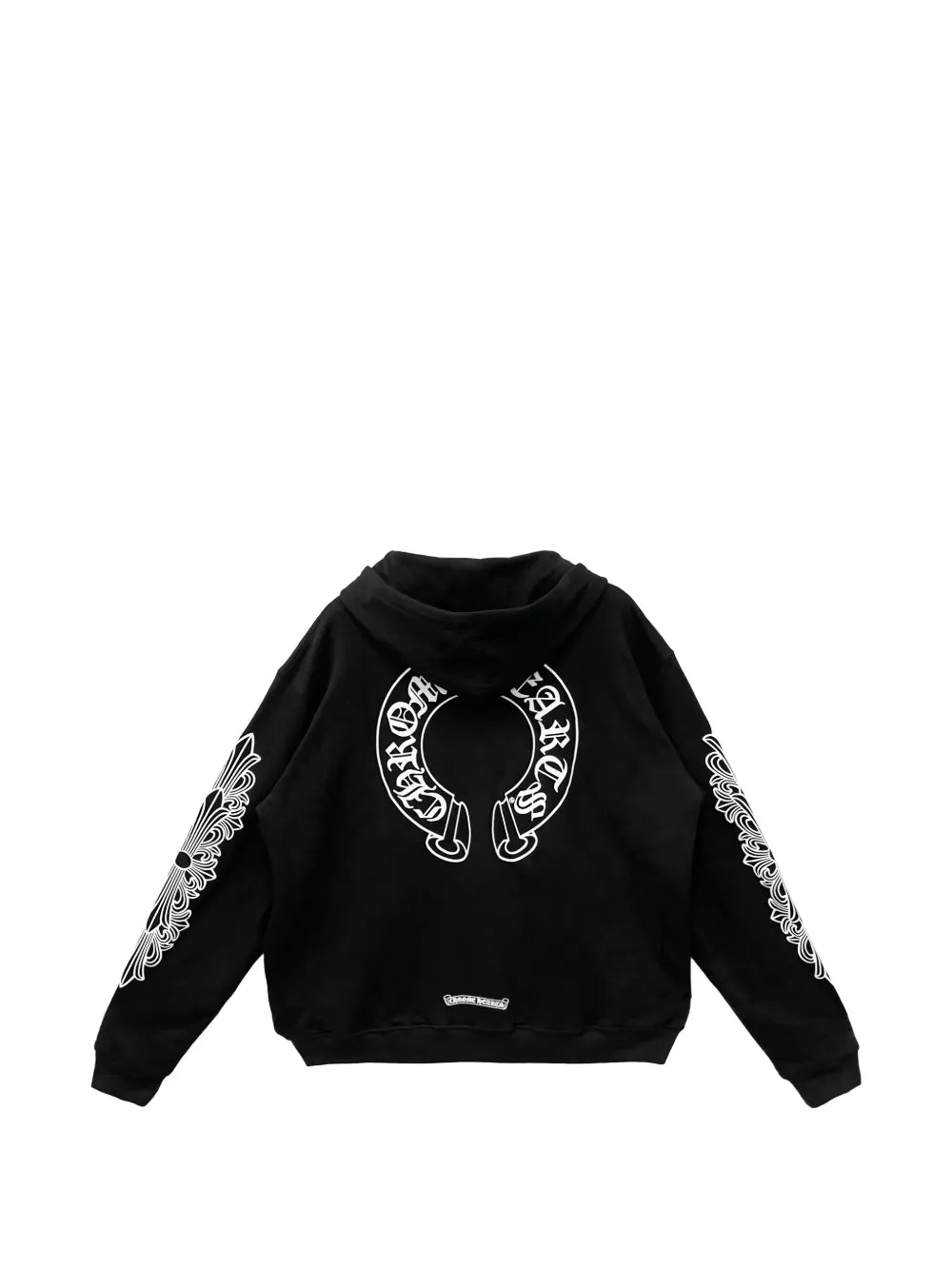 Chrome Hearts Thermal Floral Horseshoe Zip Up "Black"