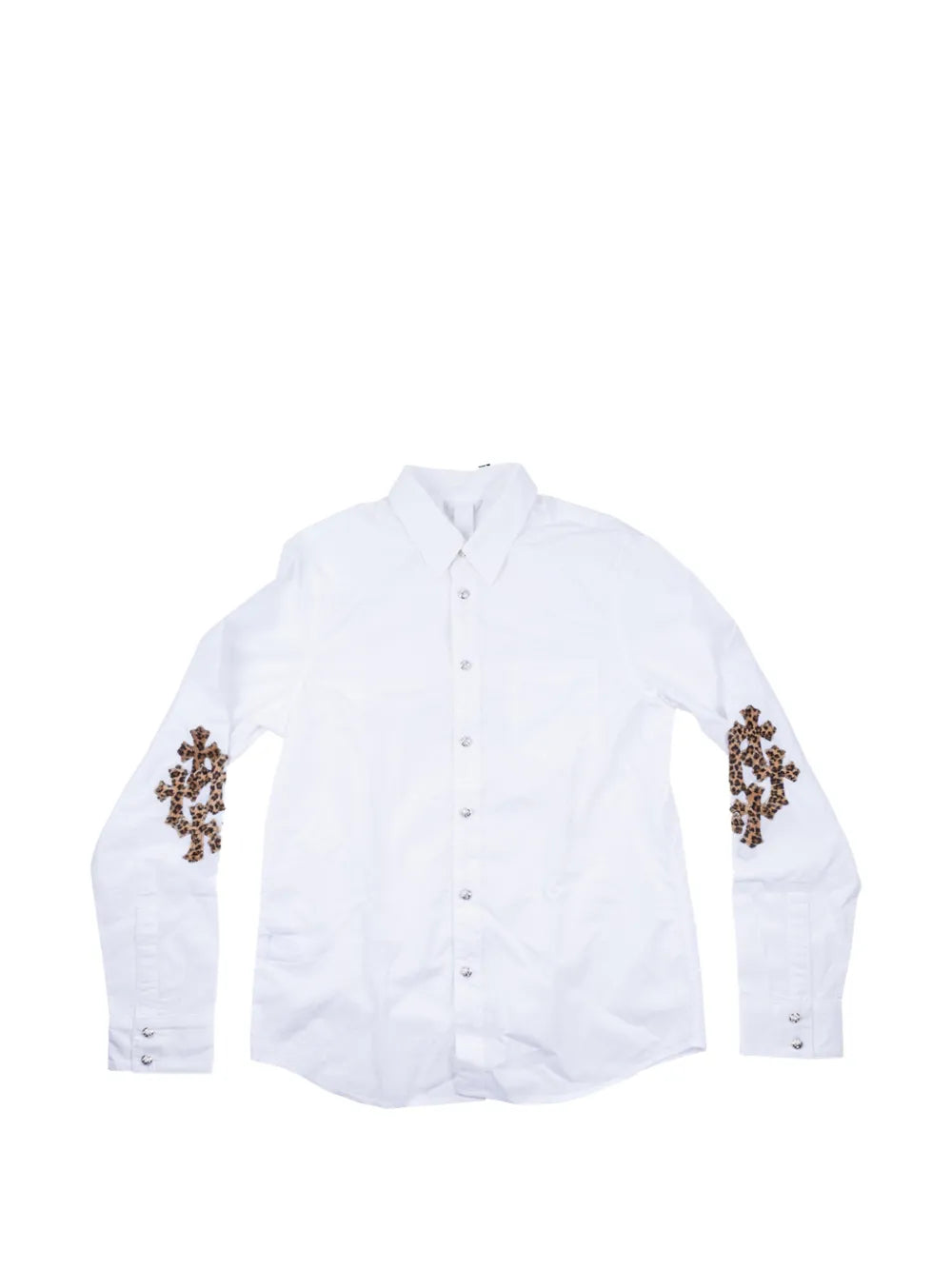 Chrome Hearts cross-embroidered shirt